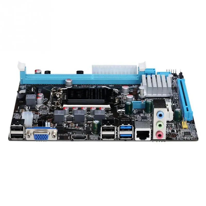 Новая Intel B75 Socket LGA 1155 Материнская плата Micro ATX 32 ГБ 2 DDR3 1066 1333 1600 USB 3 0 PCI E для Xeon Core i3 i5