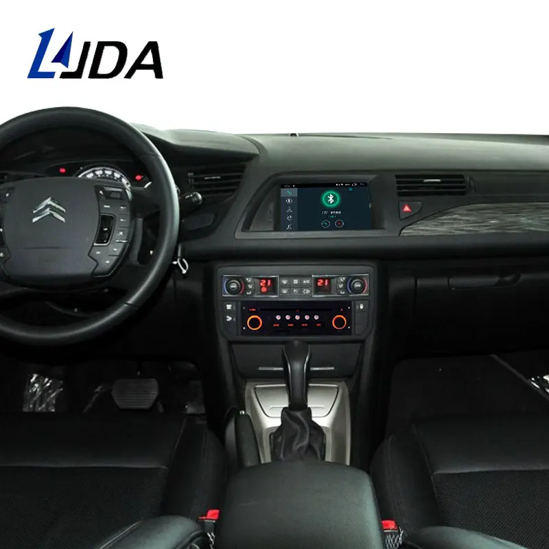Автомобильный мультимедийный плеер LJDA Android 10 для Citroen C5 1 Din автоаудио Wi Fi GPS