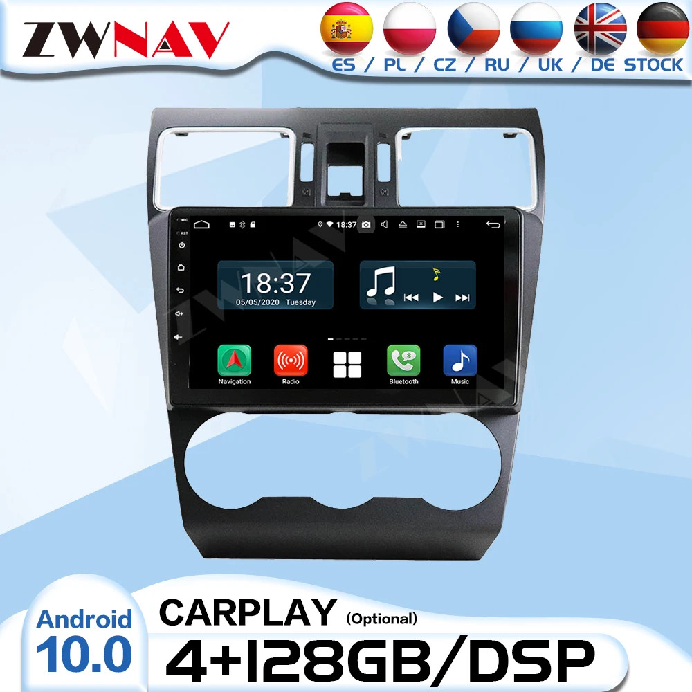 

DSP 2 Din Android IPS Radio Receiver For Subaru Forester XV WRX 2012 2013 2014 2015 2016 Audio Stereo Video Player GPS Head Unit