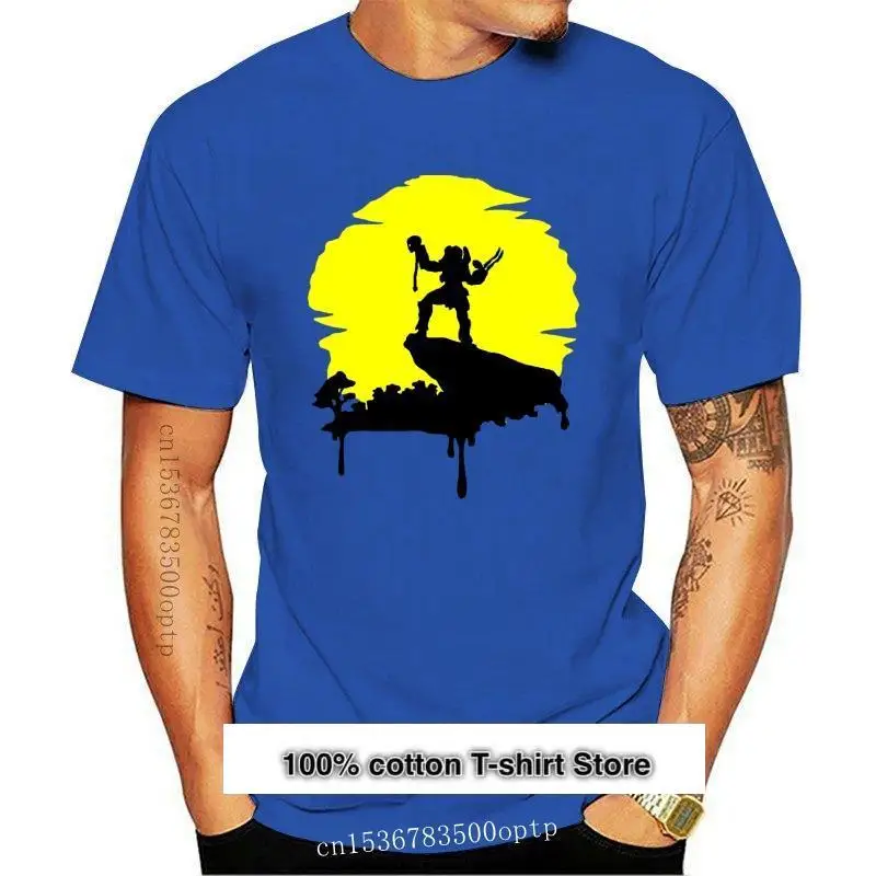 

Camiseta de Predator sunset para hombre y mujer, ropa roja, nueva