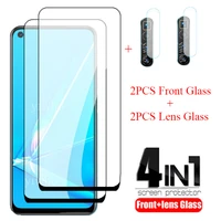 4 in 1 tempered safety glass for oppo a92 a72 a52 screen protector for oppo a 72 92 52 camera lens glas 6 5 inch cph2059 cph2067