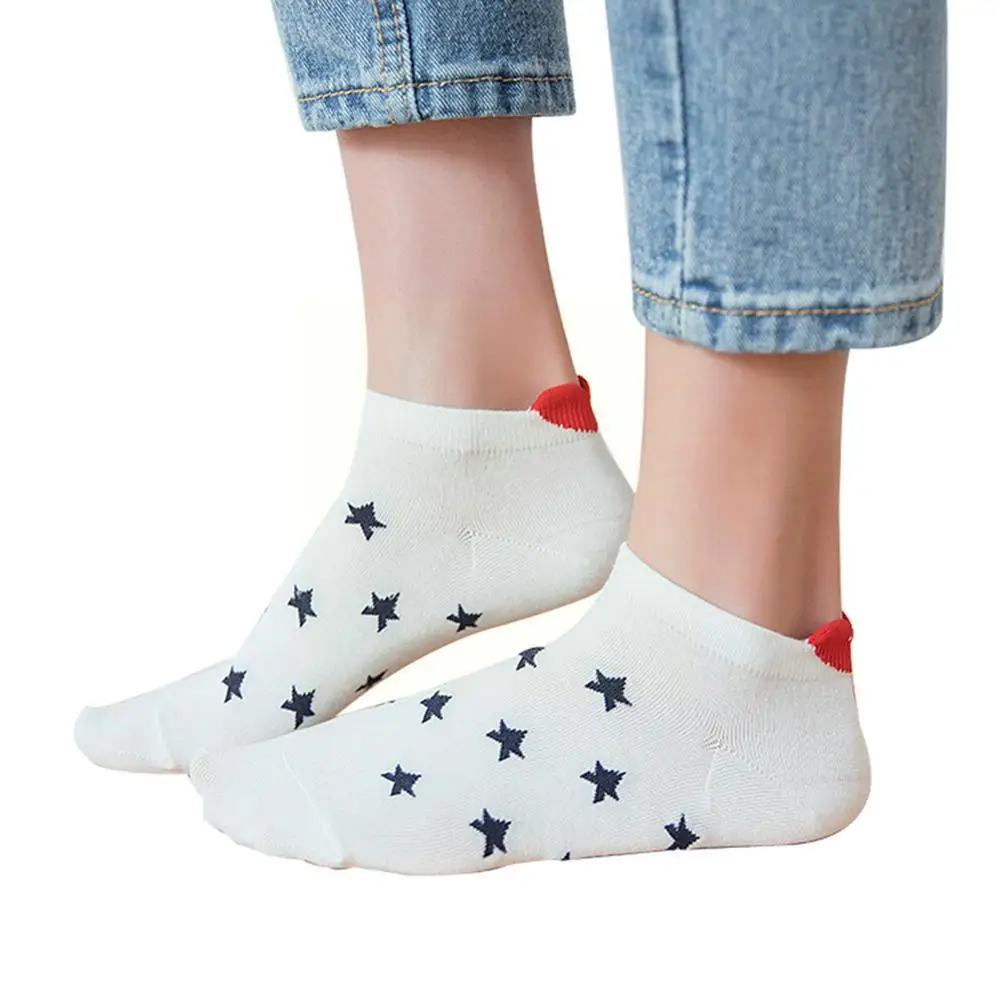 

Senza Fretta Women Casual Short Socks Heart-shaped Comfortable Cotton Fashion Socquet New Lovely Exquisite Socks Meias Sock J6O3