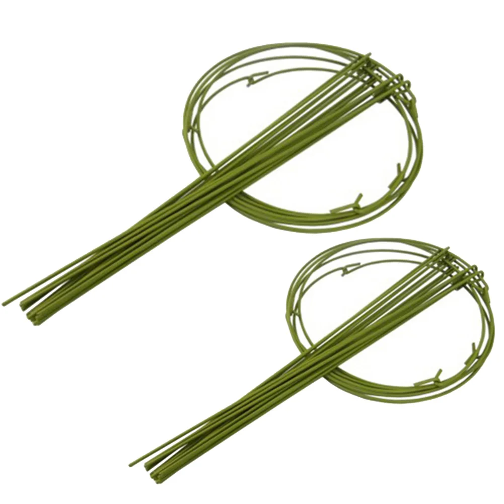 

5pcs Climbing Vine Rack Plant Potted Support Frame Plastic Coated Steel Flower Vegetables Decorative Trellis Bracket
