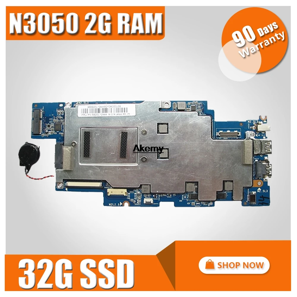 1501B_01_01 100S-14IBR материнская плата для For Lenovo IdeaPad Материнская ноутбука CPU N3050 2G RAM 32G SSD