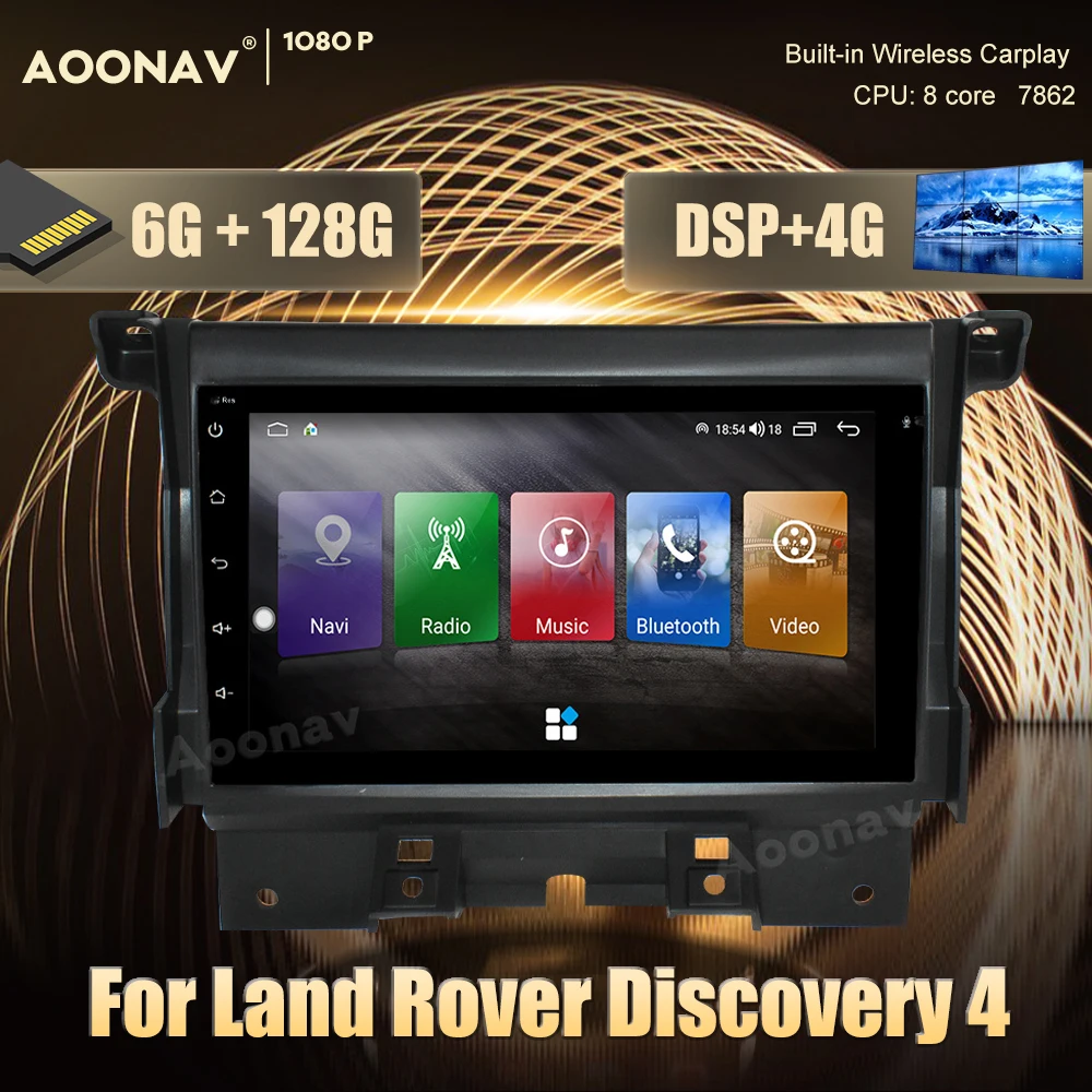 

128GB car radio 2din Android 10 For Land Rover Discovery 4 car multimedia player autoradio carplay Radio car stereo Head Unit