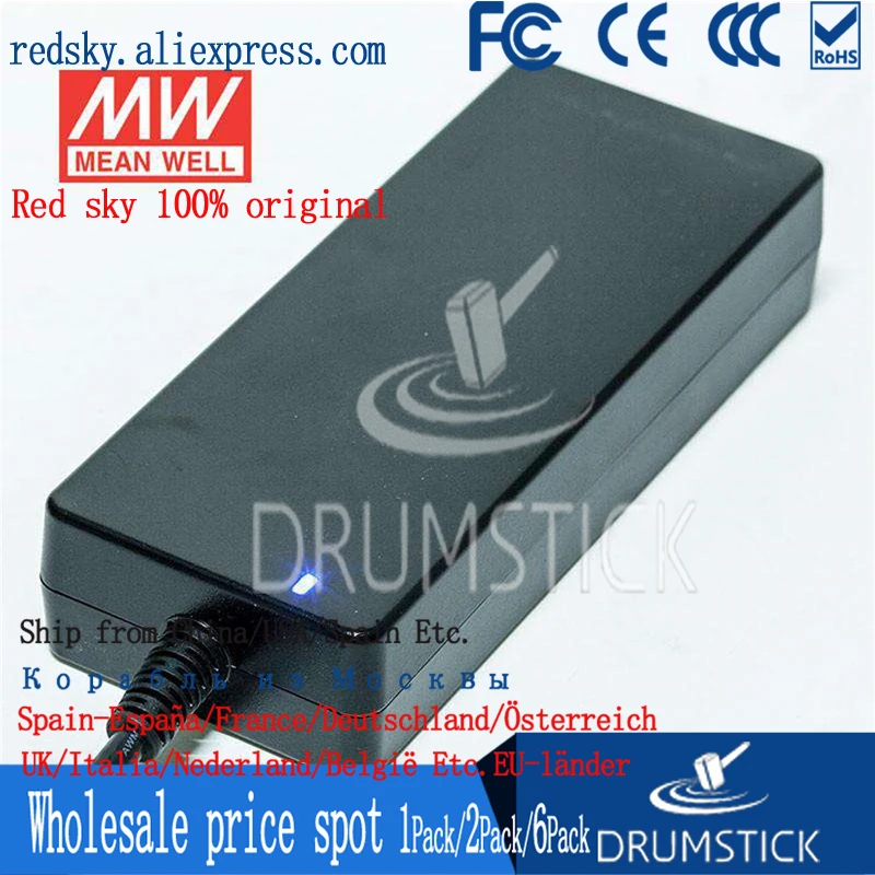 Meanwell GST160A15-R7B 15V 9.6A meanwell GST160A 144W Industrial Высокая надежность промышленный адаптер |