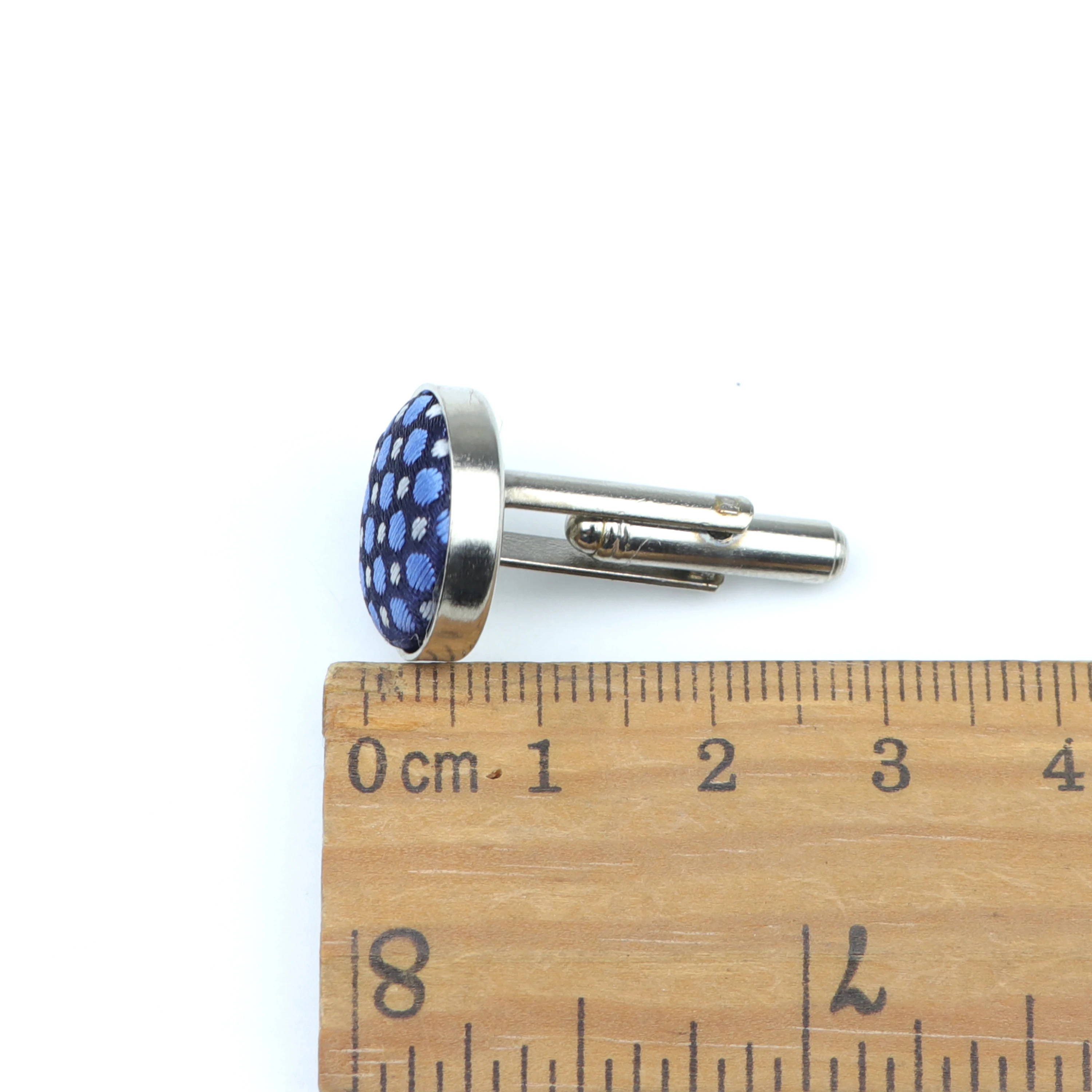 Мужские классические запонки в клетку повседневные круглые горошек из