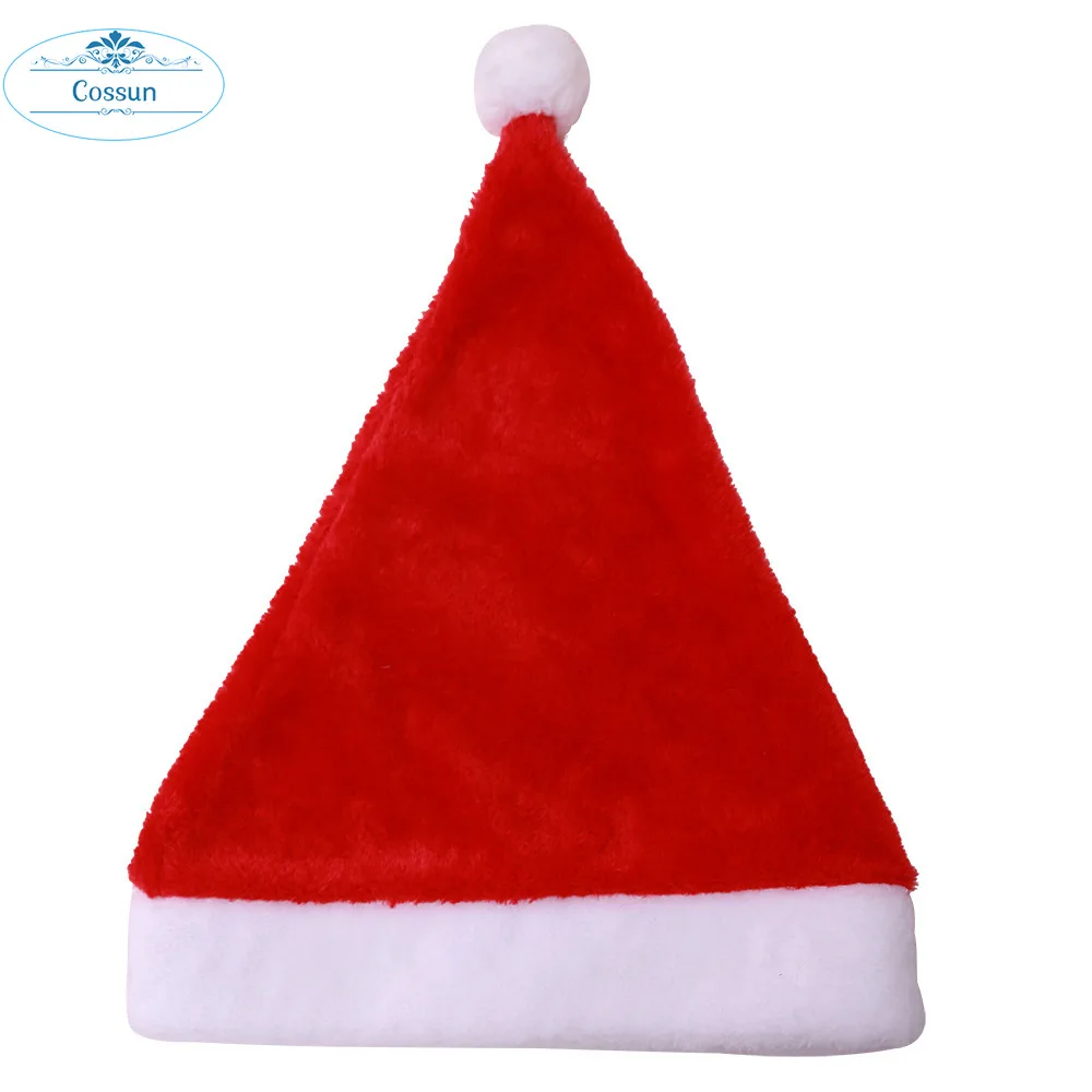 

COSSUN Christmas Hat for Adults Children Santa Claus Christmas Ornaments Santa Hats Party Cap Xmas Party Props Decoration