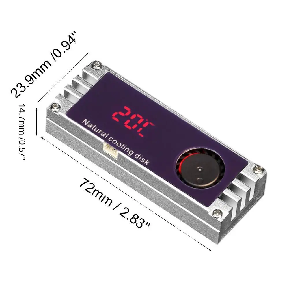 

Hard Disk Radiator State Hard Disk Radiator M2 Thermal Fan SSD Armor Turbo Vest Heat Sink Cooling Nvme Fin E7Z4