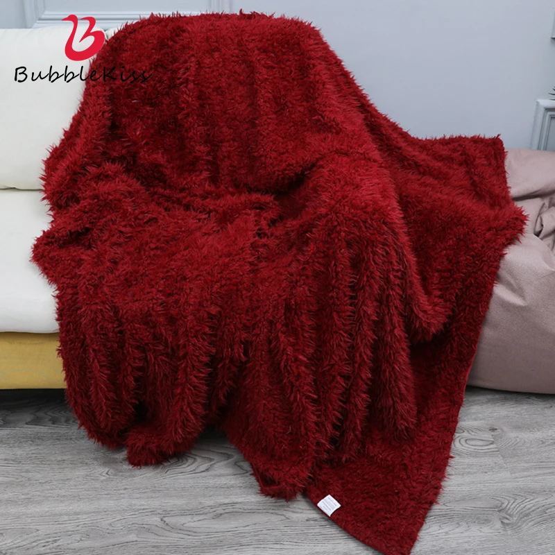 

Одеяло из кораллового флиса Bubble Kiss для кровати, розовое, очень мягкое, большого размера, домашнее пушистое, для дивана