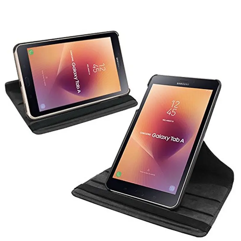 Чехол для Samsung Galaxy Tab A 8 0 2017 A2S T380 T385 флип чехол из искусственной кожи с вращением на