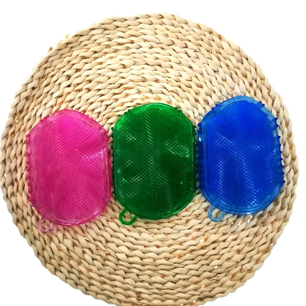

2020 Newest Soft Silicone Massage Scrub Gloves For Peeling Body Bath Brush Exfoliating Gloves Footbrush for the Bath Body Brush
