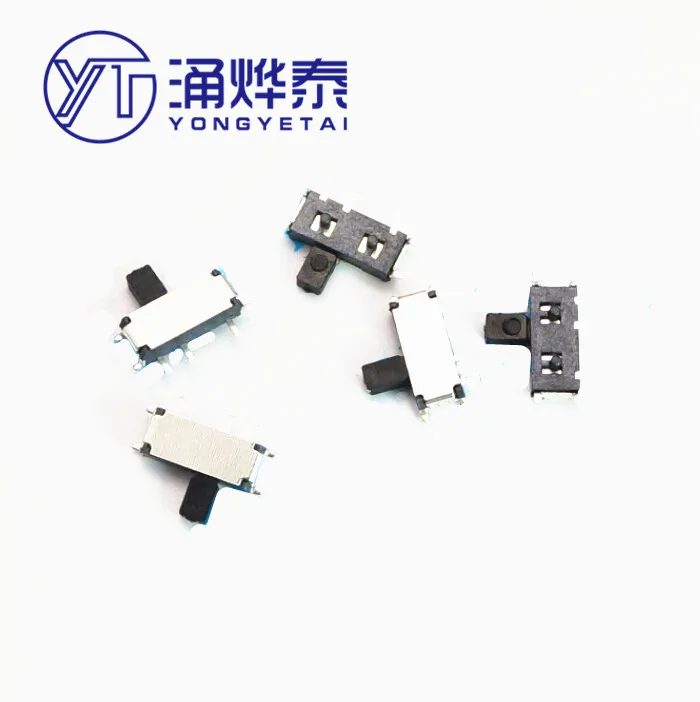 

YYT 20PCS MSK-12C02 power switch seven-pin pull black handle 7pin miniature toggle switch patch