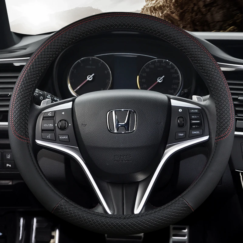 

Car steering wheel case Cover Auto Steering wheel Suitable for honda Vezel fit accord jazz Crv xr-v Urv Odyssey Auto Parts