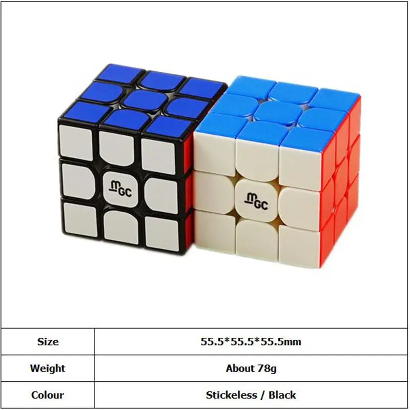 Yongjun Mgc Ii Магнитный куб 3x3x3 V2 Нео магический скорость 3x3 головоломка игра Magico Wca
