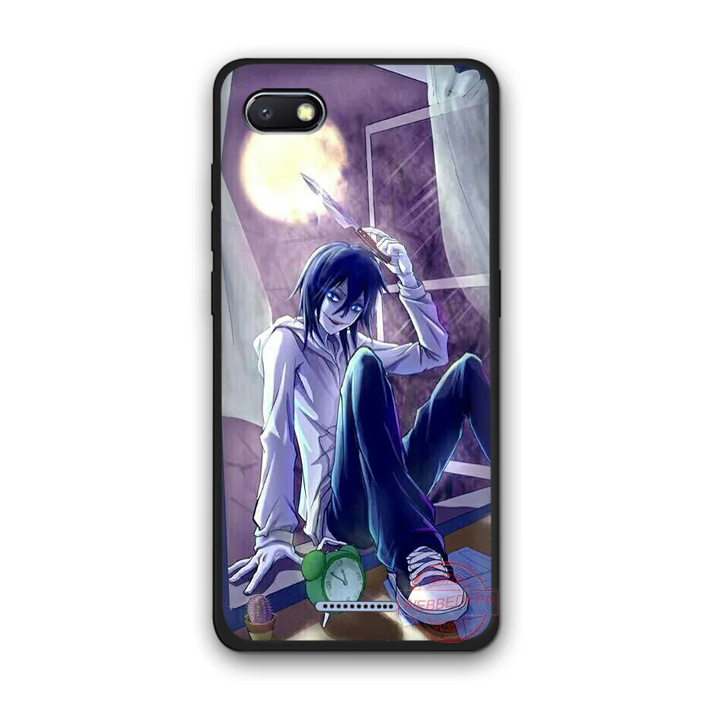 WEBBEDEPP Anime Jeff Killer Fashion Soft Silicone Phone Case for Redmi Note 6Pro 7Pro 4A 4X 5 5A 6A 8A 7 S2 note 8 |