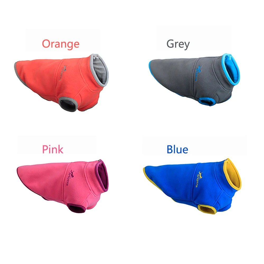 Флисовая одежда для собак зимняя теплая куртка питомца наряд французского