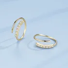 Простые милые модные маленькие серьги-кольца для девочек Узкие классические витые очаровательные серьги в стиле бохо тонкие кольца-гвоздики подарочные украшения