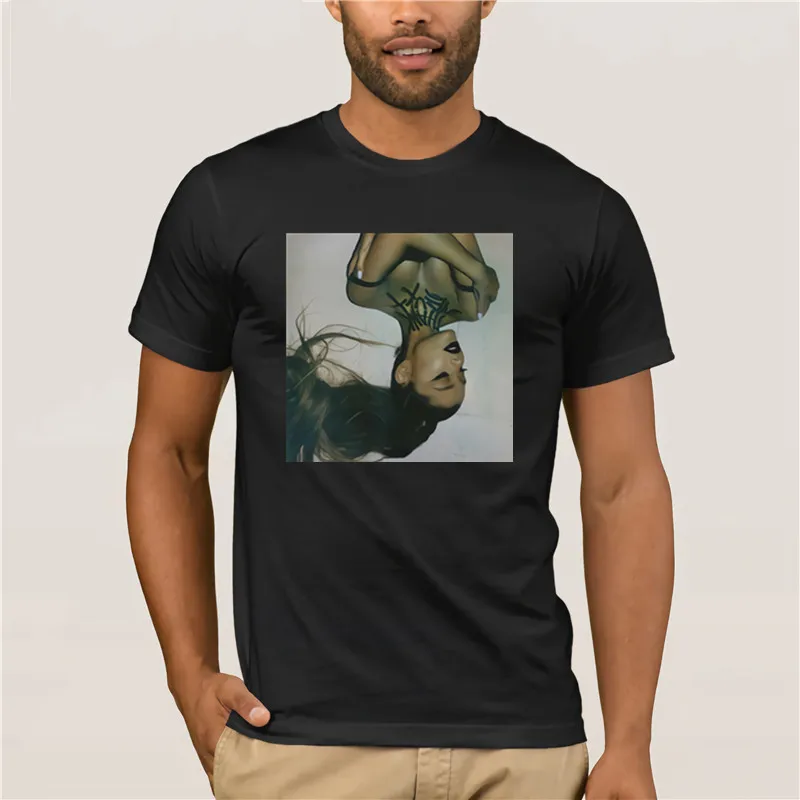 Новинка 2019 повседневные футболки с принтом Ариана Гранде женская и мужская