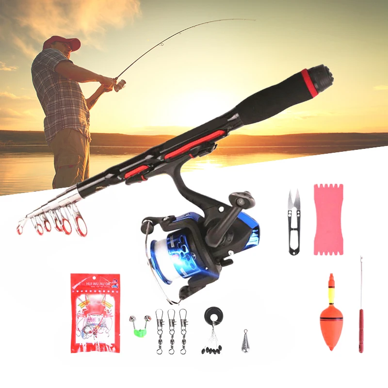 

2021 Portable Fishing Rod Set Retractable Durable Fishing Tools Practical Fishing Accessories for Outdoor Lake Sea NOV99