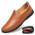 Мужская повседневная обувь из натуральной кожи, роскошный бренд 2021, мужские мокасины, дышащие слипоны, черные водительские туфли размера плюс 38-44