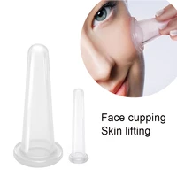 silicone face massager vacuum cupping jar wrinkle removal cans facial skin lifting rejuvenating anti cellulite facial tools