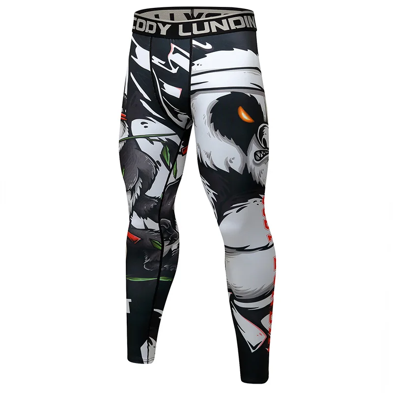 2021 штаны Эластичные Спортивные Компрессионные колготки для бега мужские