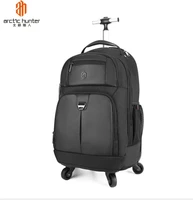 arctic hunter travel trolley bag wheeled backpack for travel rolling luggage backpack 17 inch laptop trolley backpack on wheels