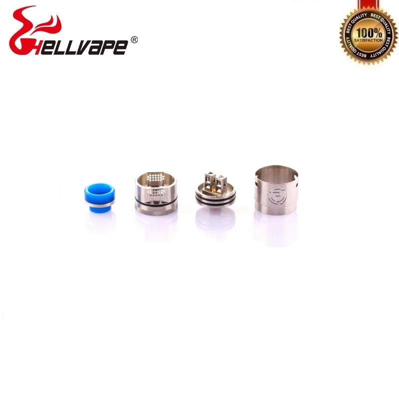 Оригинал Hellvape Passage RDA 24 мм Vape Tank 810 Кобра капельная насадка двойная катушка сборка