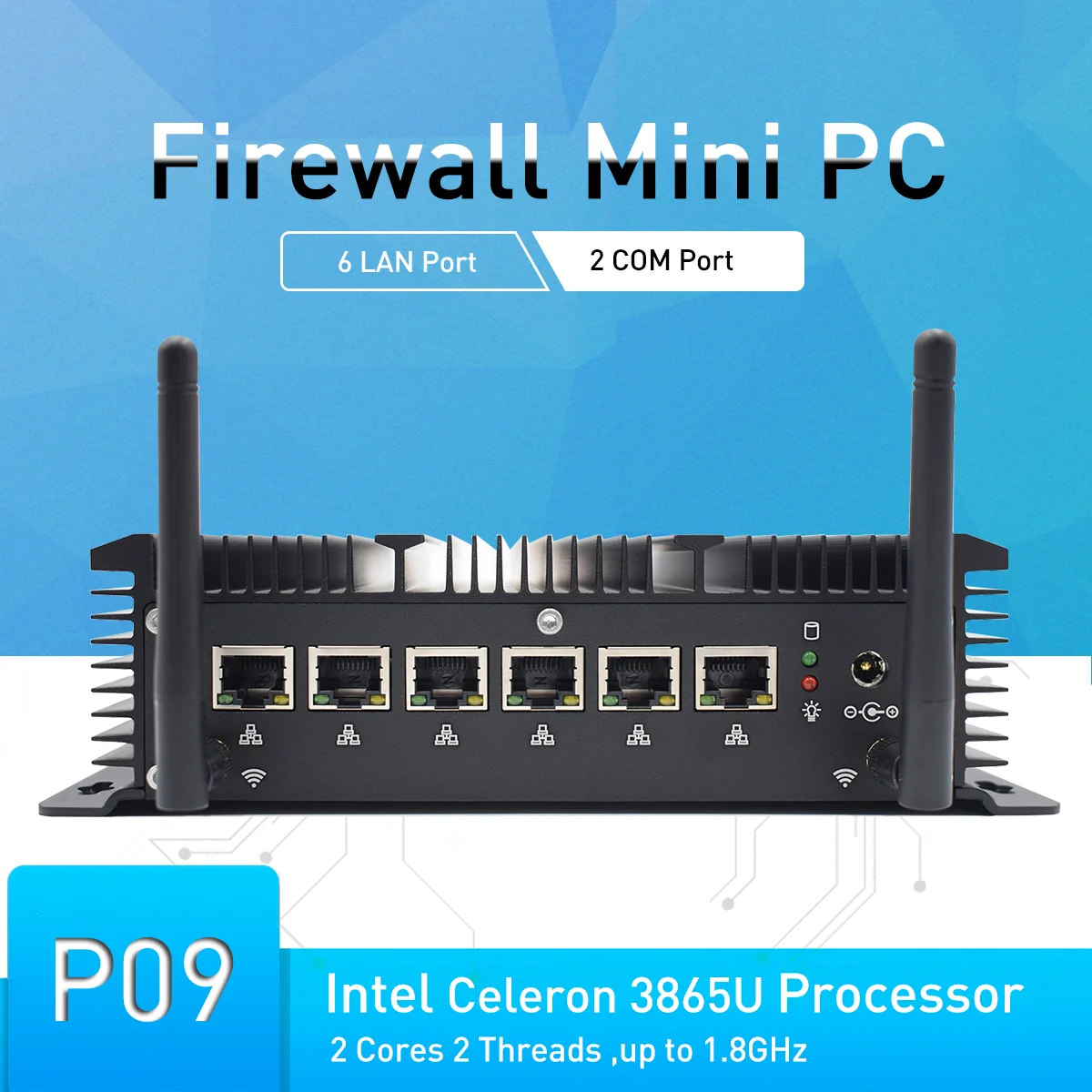 Hystou Новый брандмауэр PFsense Мини ПК Celeron 3865U Core i5 7267U 6 lAN Windows 10 Pro Linux SD карта DDR3 SIM Слот