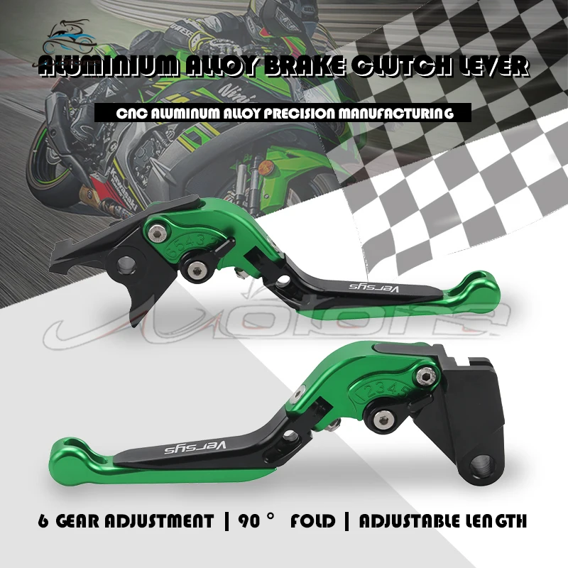 

For VERSYS 650 1000 VERSYS650 VERSYS1000 2015-2018 2016 2017 Motorcycle Accessories CNC Aluminum Brake Lever Clutch Handle L