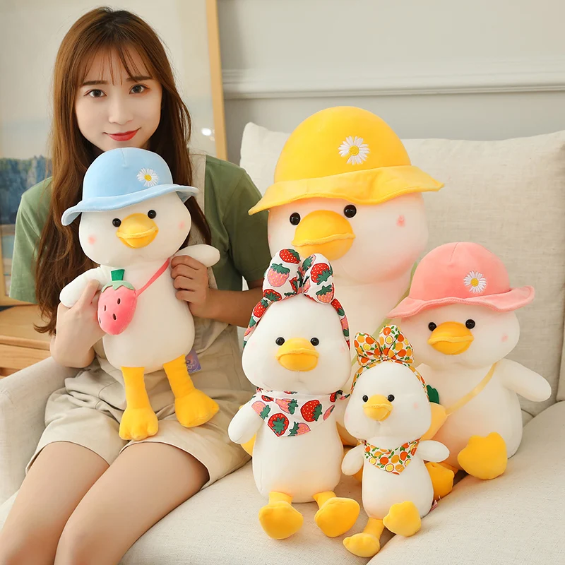 30 60 см Kawaii Желтая утка Плюшевые игрушки Маленькая желтая кукла мягкие для детей