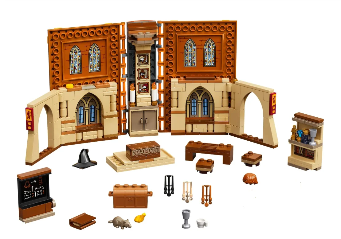 

2021 New In stock Movie 76382 76383 76384 76385 Magic classroom building blocks building blocks toys children's gifts