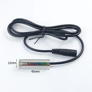 12x45 мм 20mW 50mW 100mW 120mW 150mW 405nm фиолетовый синий точка линии крест Фокусируемый лазерный диодный модуль адаптер