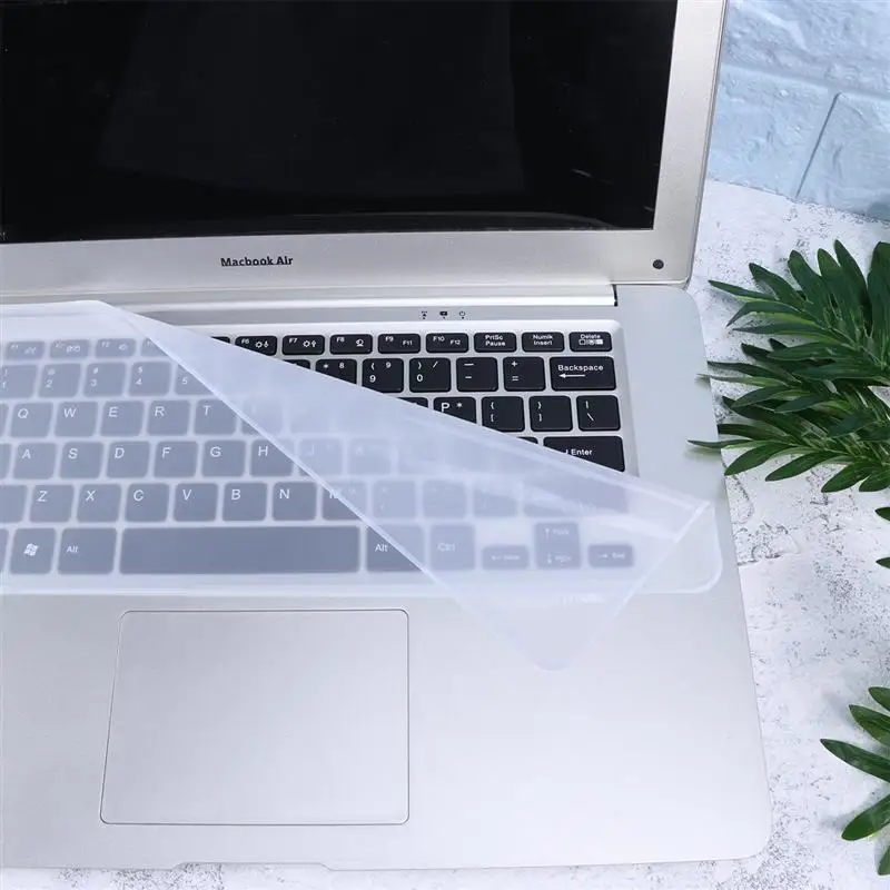 Ультратонкая Прозрачная мягкая защитная пленка из ПВХ для клавиатуры 15 17 дюймов