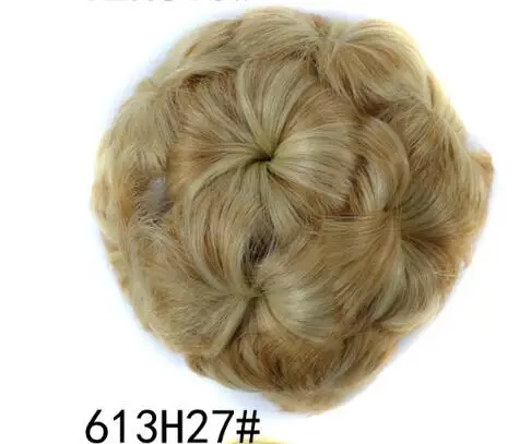 #35 9 цветов Pervado волосы синтетические волосы кудрявые шиньон коготь Updo Bun Аксессуары женские волосы кусок Стиль Высокая температура волокна - Цвет: #35