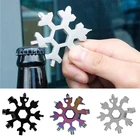 Многофункциональный набор инструментов 18 в 1, портативная прочная открывалка для бутылок, отвертка, шестигранный ключ