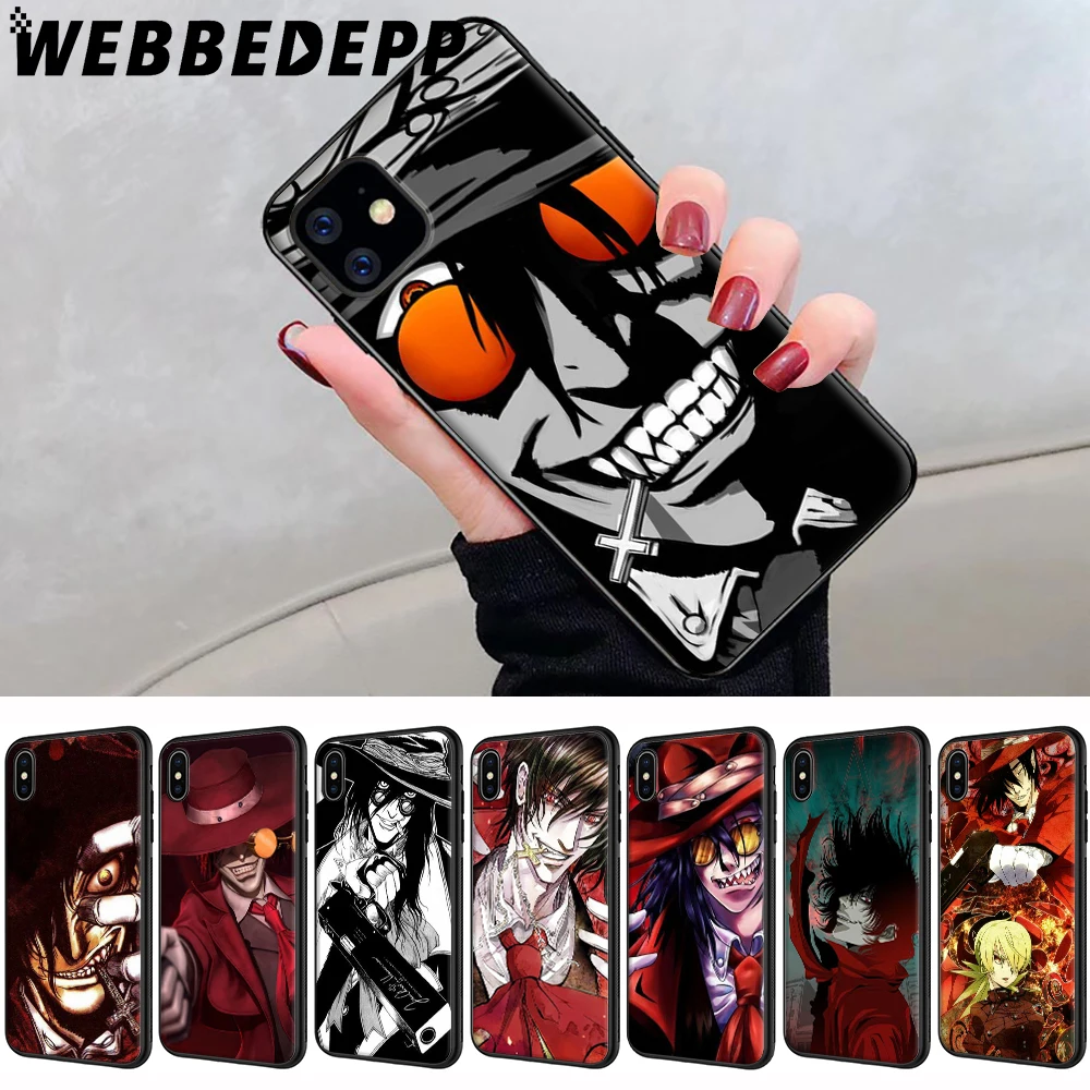 Мягкий чехол с аниме Hellsing Alucard Fan для iPhone 5 5S 6 6S 7 8 Plus X XS 11 Pro MAX XR|Бамперы| |