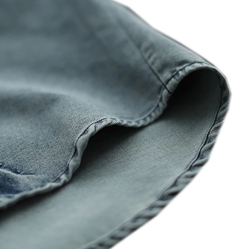 

Womens Denim Jacket Outwear O Neck Ripped Holes Casual Street Vintage Spring Autumn Big Loose Blue A11121036