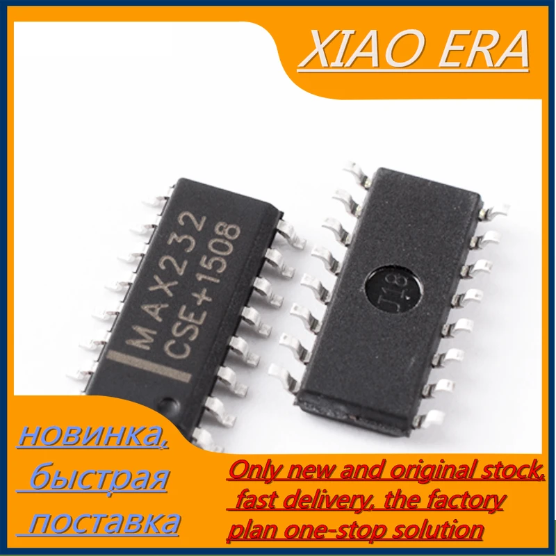 10 шт. MAX232CSE MAX232 16 узкий SO 16PIN привод/приемник SMD | Электронные компоненты и