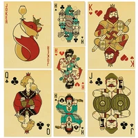 retro posters bar decoration personality playing card poster kraft paper posters frameless restoring ancient wayspaper crafts