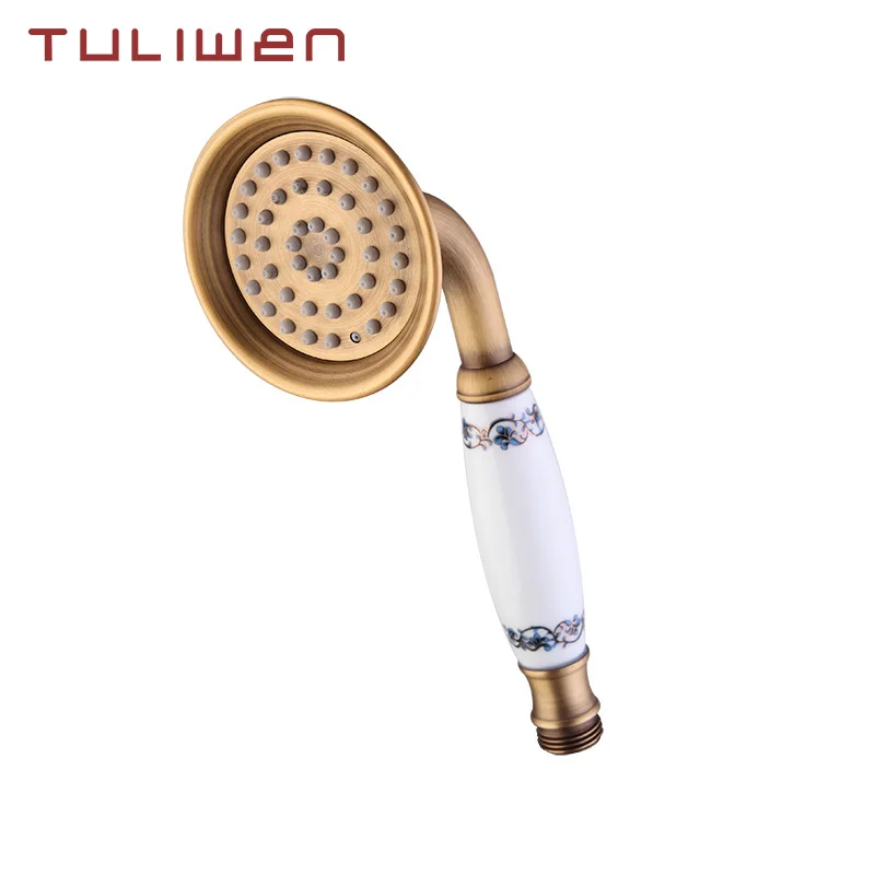 Латунная античная Ручная насадка для душа ванной комнаты смеситель ручная