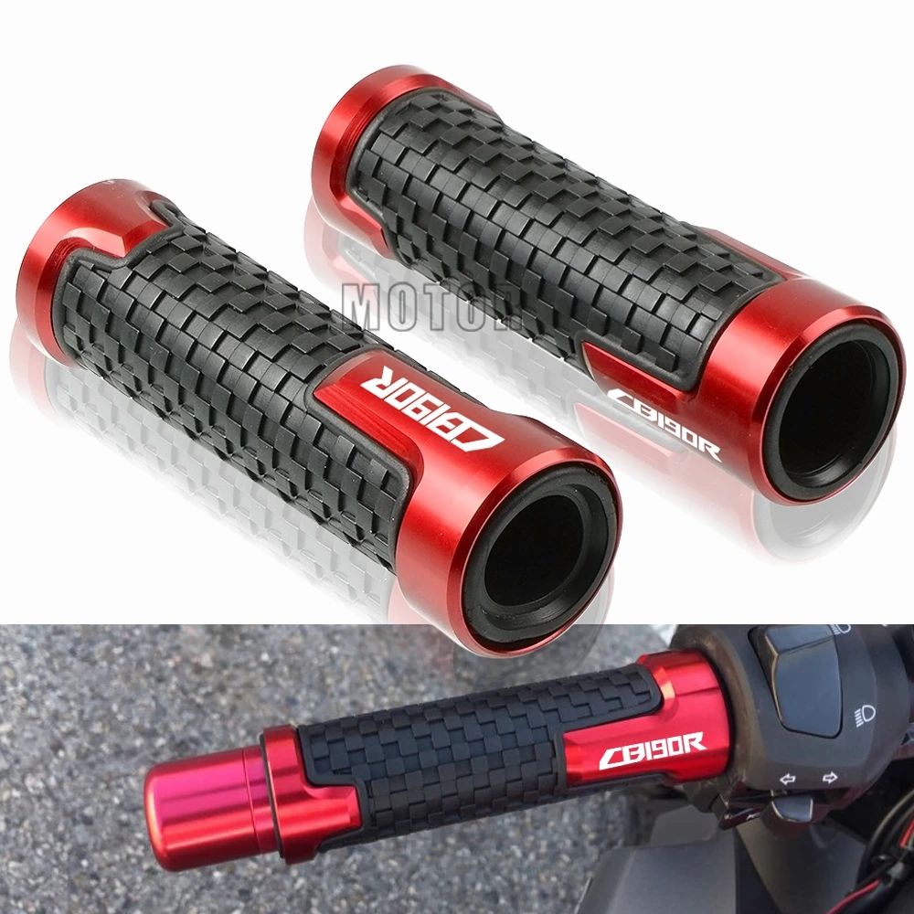 

For Honda CB190R 2015-2018 2016 2017 CB190 CB 190 R 190R Motorcycle Bike 7/8"22mm Anti-Slip Handle Bar Grip Handlebar Hand Grips
