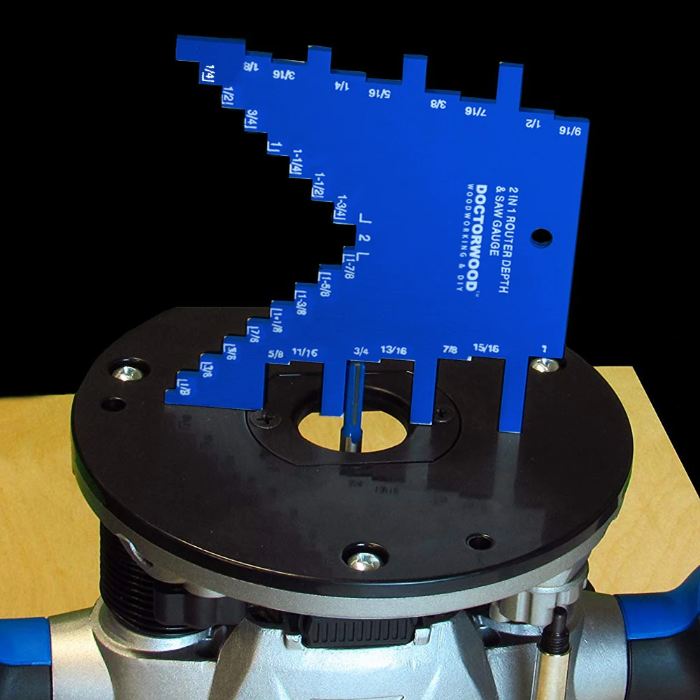 Высокоточный 2 в 1 измерительный прибор фрезерный измеритель глубины для