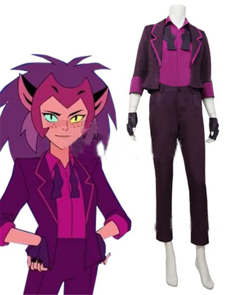 Костюм для косплея сделай сам из аниме She-Ra and the принцессы of Power Catra новый костюм