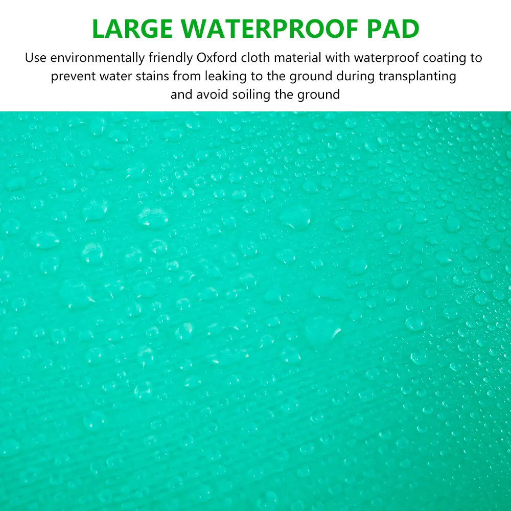 

50/68/100CM Planting Mat PE Gardening Potting Mat Waterproof Reusable Flower Gardening Mats Transplanting Foldable Planting Pads