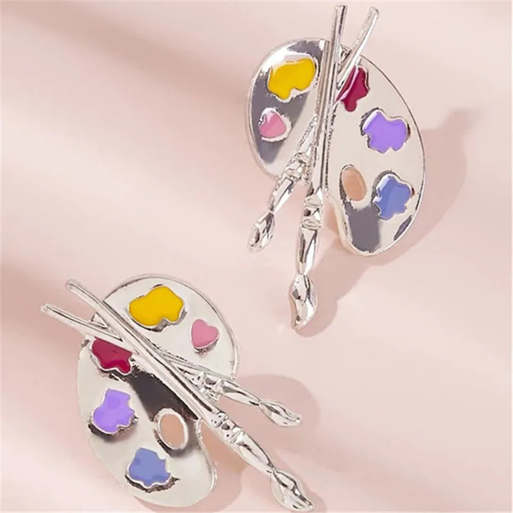 Серьги гвоздики из металла и золота для женщин девочек вечерние аксессуары