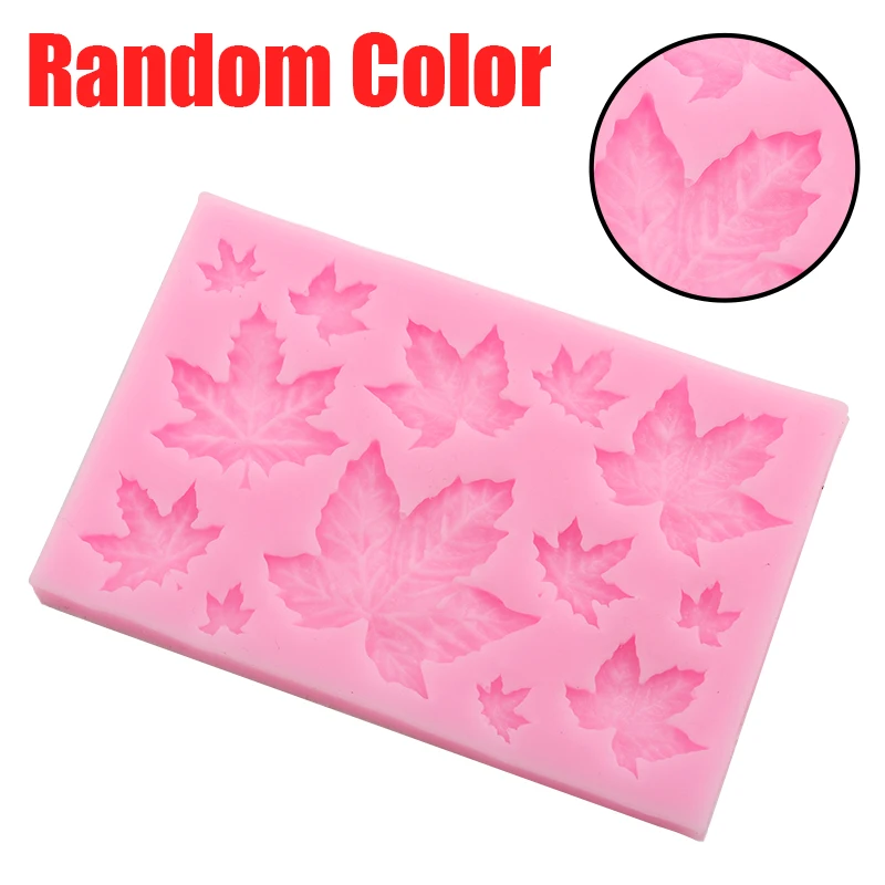 Силиконовые кленовые листья помадной формы торт Декор шоколадом сахар выпечки DIY