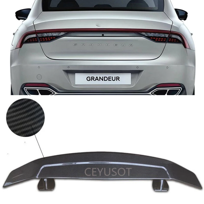 

Универсальный Спойлер CEYUSOT для крыла, новинка, Hyundai AZERA greatabs материал, Автомобильный багажник, задняя губа, хвост, декоративные аксессуары 2015 ...