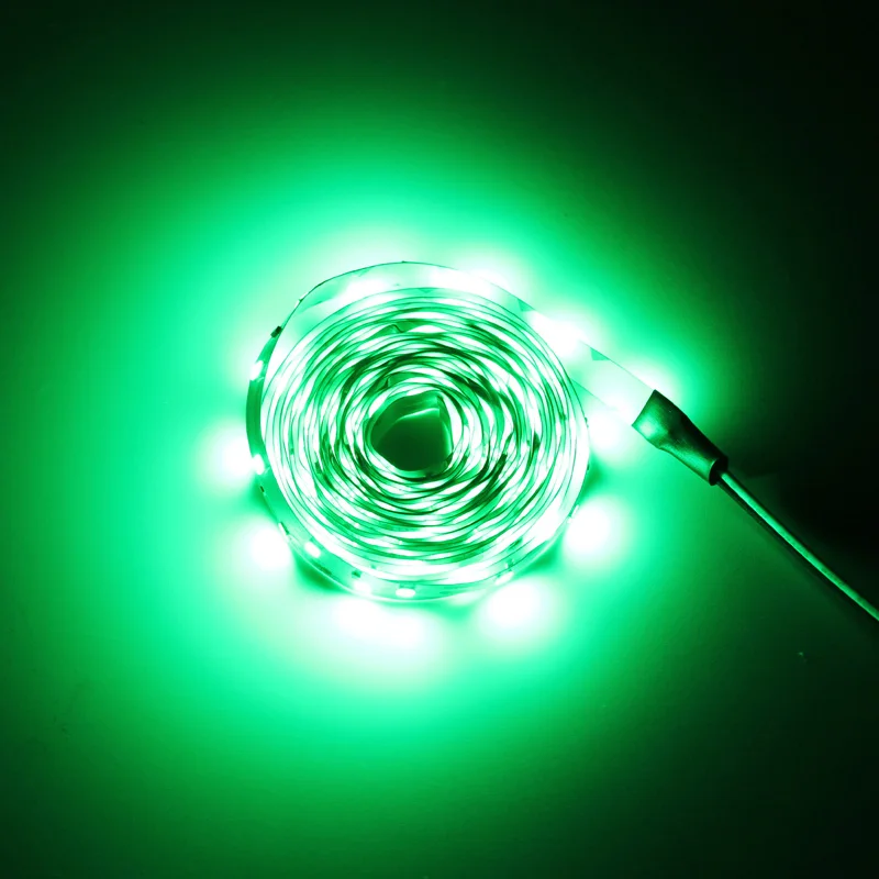 SMD2835 СВЕТОДИОДНЫЙ светильник 12 в 60 светодиодный s/m неоновая Диодная лента RGB теплый белый зеленый красный синий гибкий декоративный светильник ing Strip - Испускаемый цвет: Зеленый